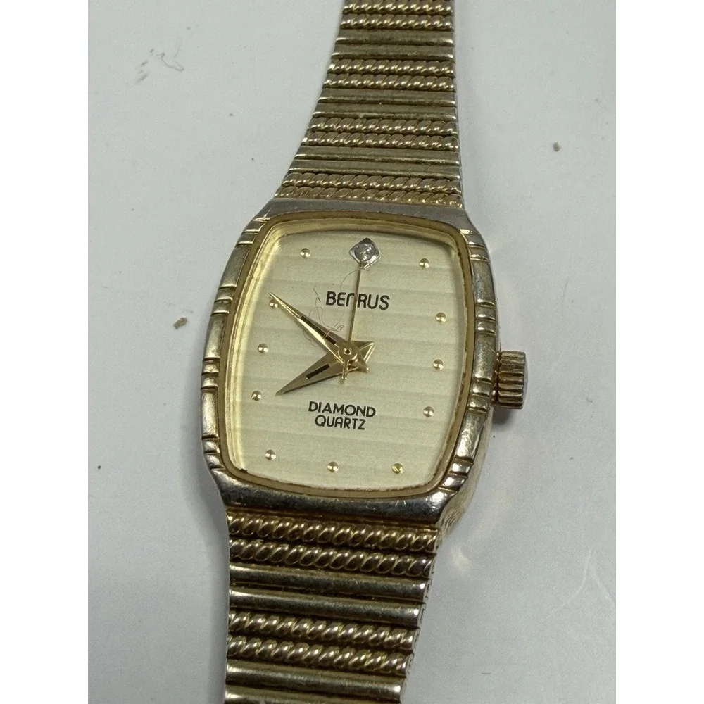 Vintage Watch Lot Seiko Bulova Timex Gold Tone Quartz Digital‎ 6pcs